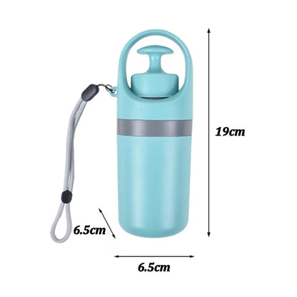Portable Dog Pooper Scooper with Garbage Bag Outdoor Pet Poop Grabber Claw Fecal Shovel Picker Dog Fecal Collector Cleaning Tool